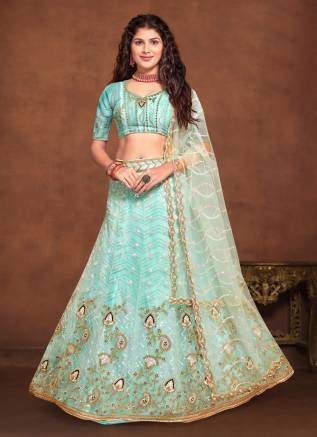 Net Lehnga Choli - High-Quality in Bulk for Wholesale | Ajmera Fashion Manufacturers, Suppliers, Exporters in Fiji